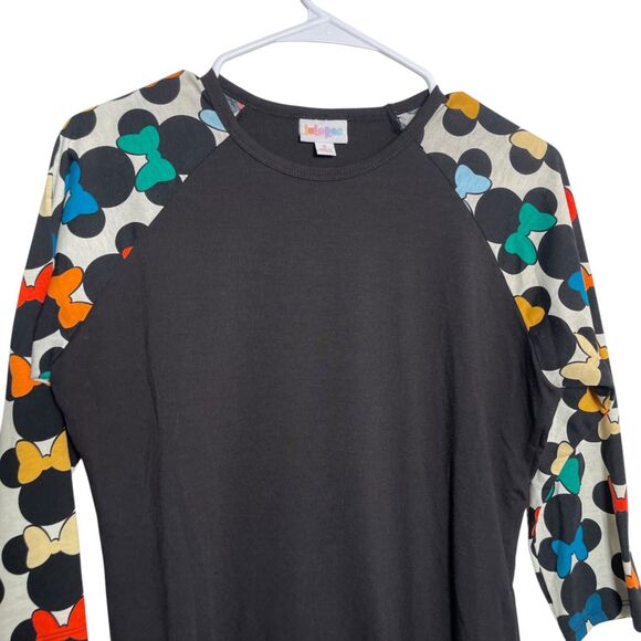 Disney LuLaRoe Shirt Women's Small Minnie Mouse Black Short Sleeve Top - Picture 2 of 9